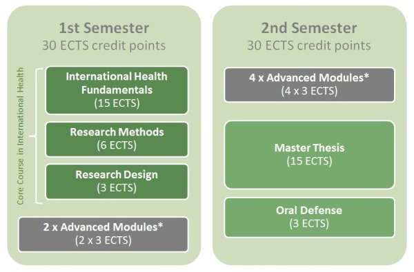 Course Content Master International Health